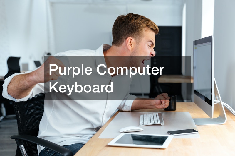 Purple Computer Keyboard