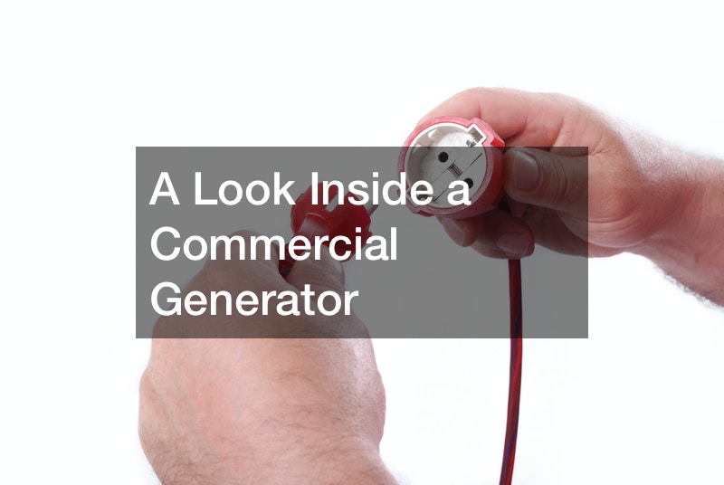 A Look Inside a Commercial Generator