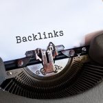 backlinks written using a typewriter