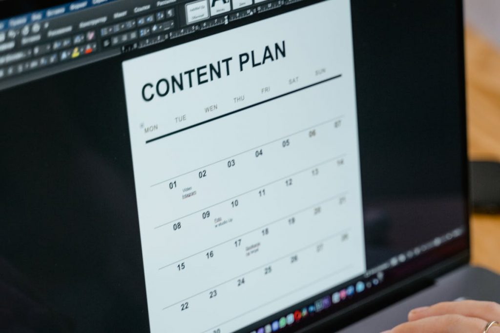 content plan